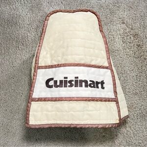 Cuisinart Food Processor Quilted Fabric Cover Vtg Fits DLC-8 or DLC-7 Kitchen
